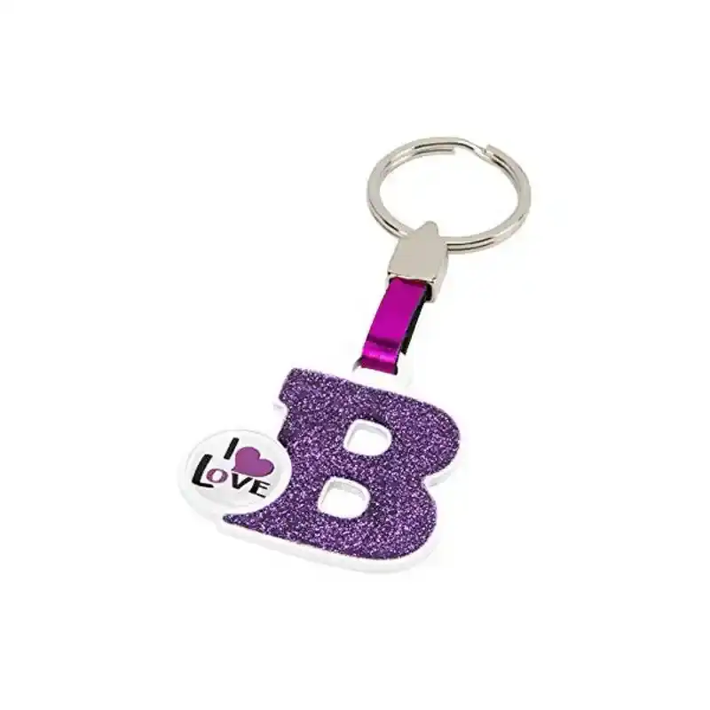Porte cles lettre b_9397. Bienvenue chez DIAYTAR SENEGAL - Où Chaque Produit a son Âme. Découvrez notre gamme et choisissez des articles qui résonnent avec votre personnalité et vos valeurs.