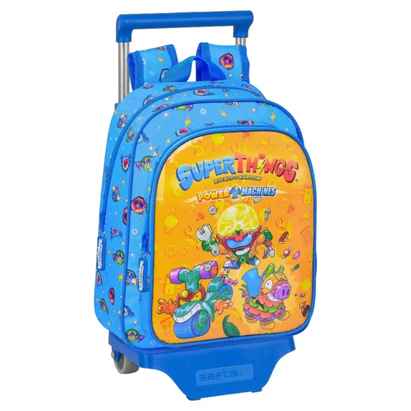 Sac à dos scolaire à roulettes SuperThings (27 x 10 x 67 cm). SUPERDISCOUNT FRANCE