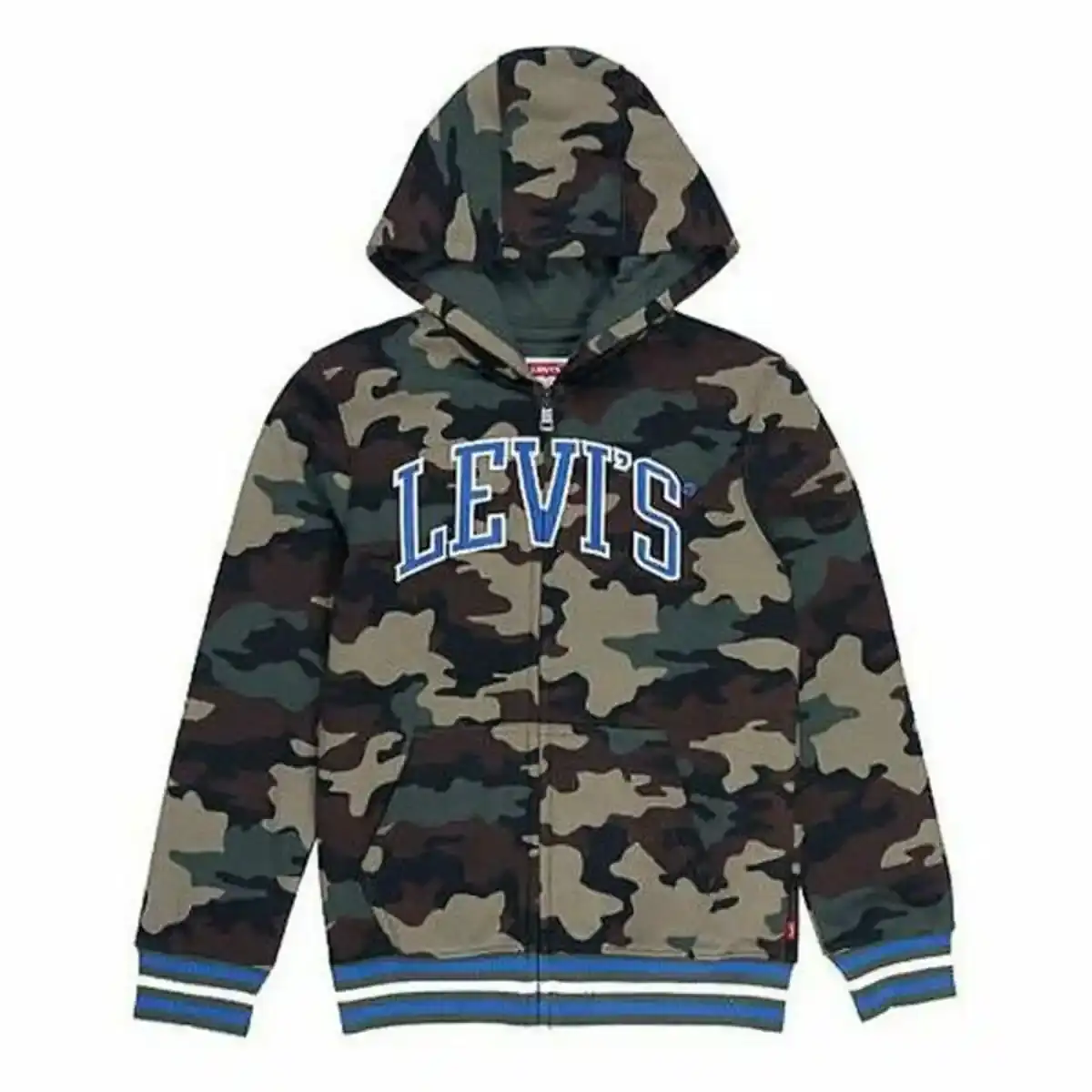 Sweat à Capuche Enfant Levi's ULL ZIP HOODY 9EB909 Vert. SUPERDISCOUNT FRANCE