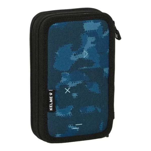 Trousse Double Kelme Break 12,5 x 19,5 x 4 cm Noir Bleu Marine (28 pcs). SUPERDISCOUNT FRANCE