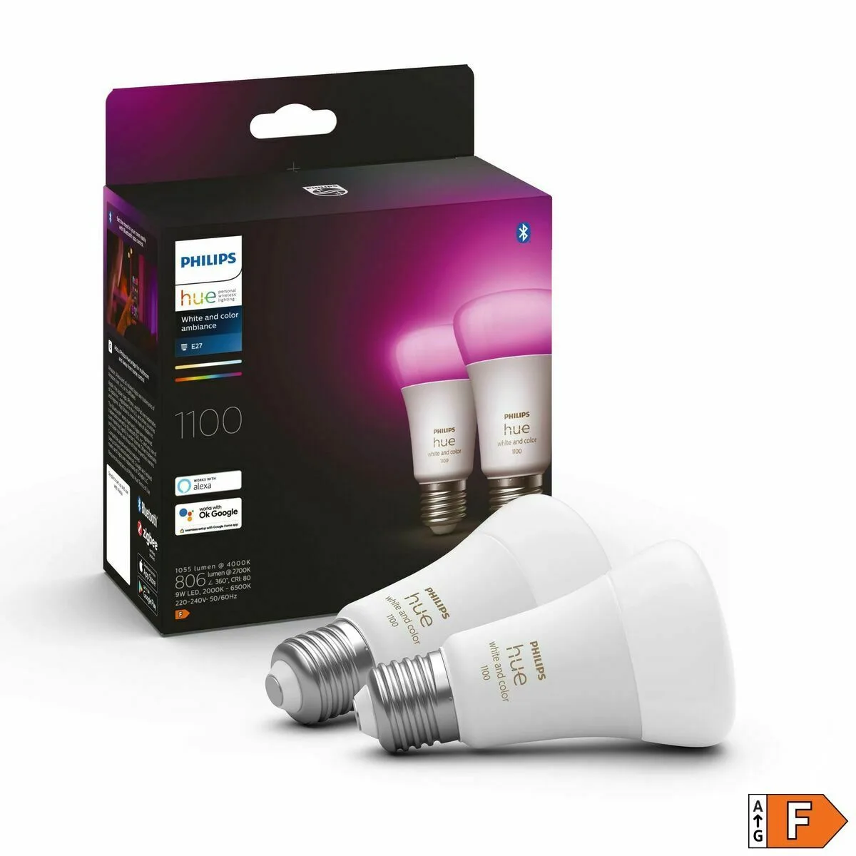 Ampoule a puce philips pack de 2 e27 blanc f 9 w e27 806 lm 6500 k s718915164. Diaytar : Vivez l'expérience du shopping malin