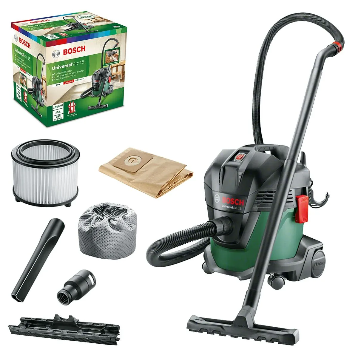 Aspirateur bosch universalvac 15 1000 w 23 kpa 15 l s715278430. Électroménager, mode, beauté... Diaytar a tout en stock
