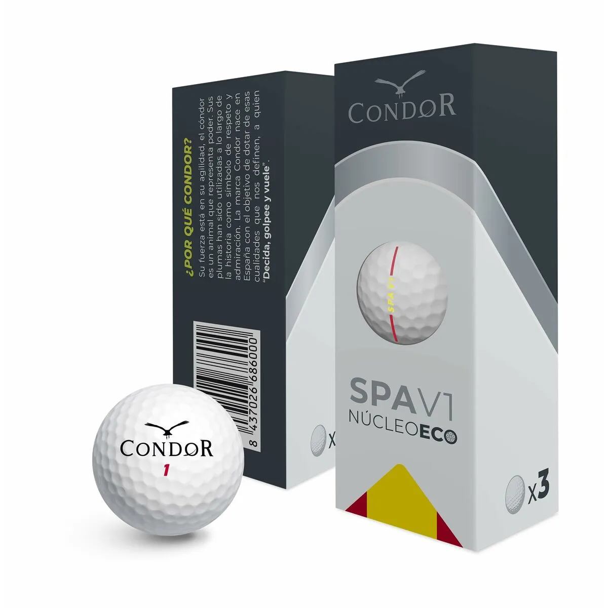 Balle de golf condor spa v1 m070182046. Des économies garanties sur chaque commande avec Diaytar