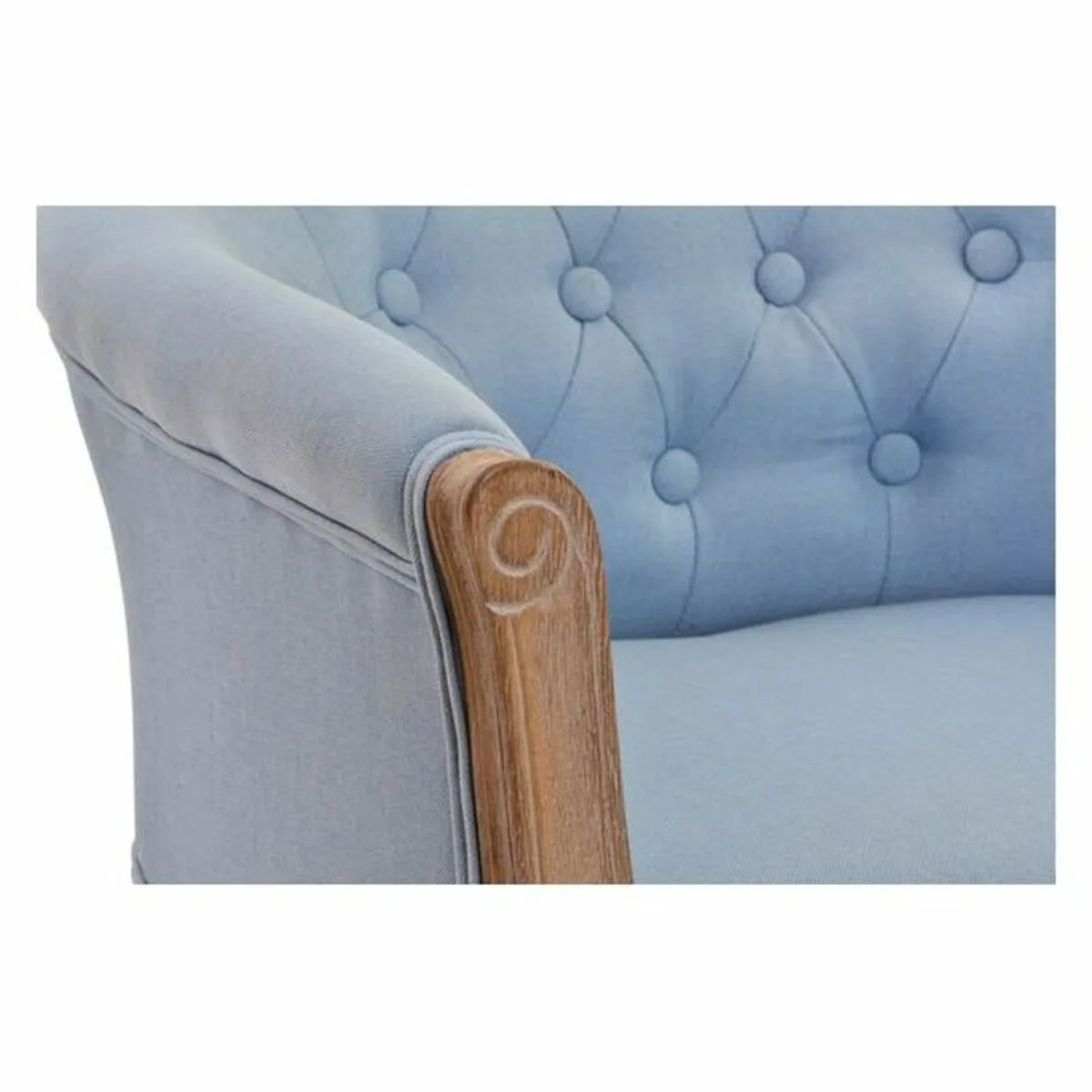 Banquette dkd home decor bleu polyester bois bois d hevea 58 x 56 x 69 cm s301033820. Votre centre commercial virtuel au Sénégal : Diaytar