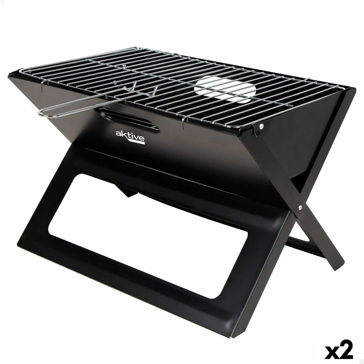 Barbecue portable aktive noir acier fer 45 x 30 x 29 cm s890105769. Diaytar Sénégal : Le plaisir d'acheter sans se priver