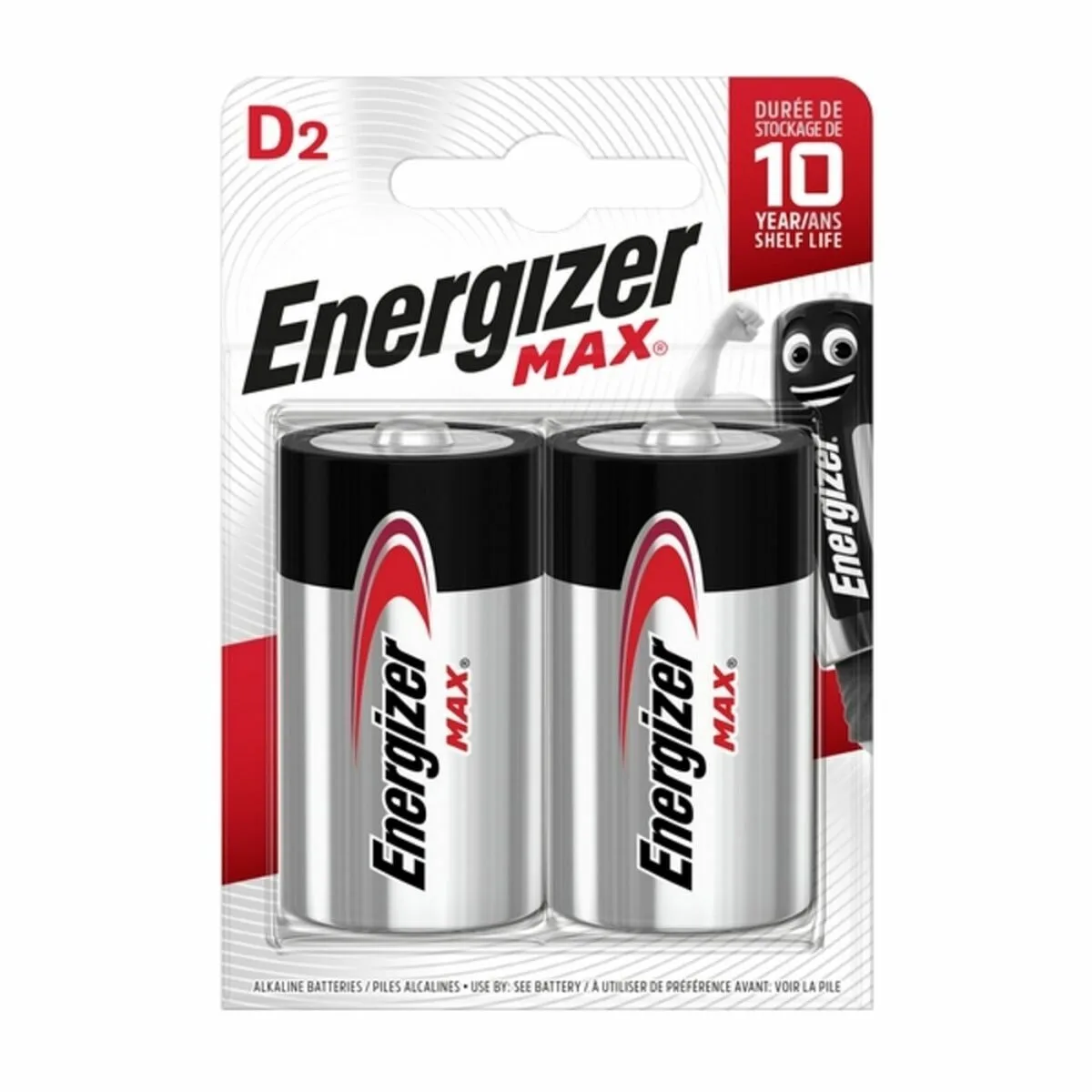 Batteries energizer max d 1 5 v 2 unites s910615212. Diaytar : L'excellence du service, la douceur des prix