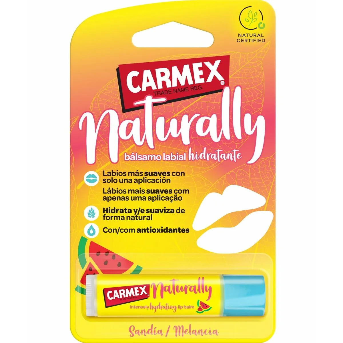Baume a levres hydratant carmex naturally transparent stick pasteque m012587268. Votre satisfaction, notre priorité chez Diaytar