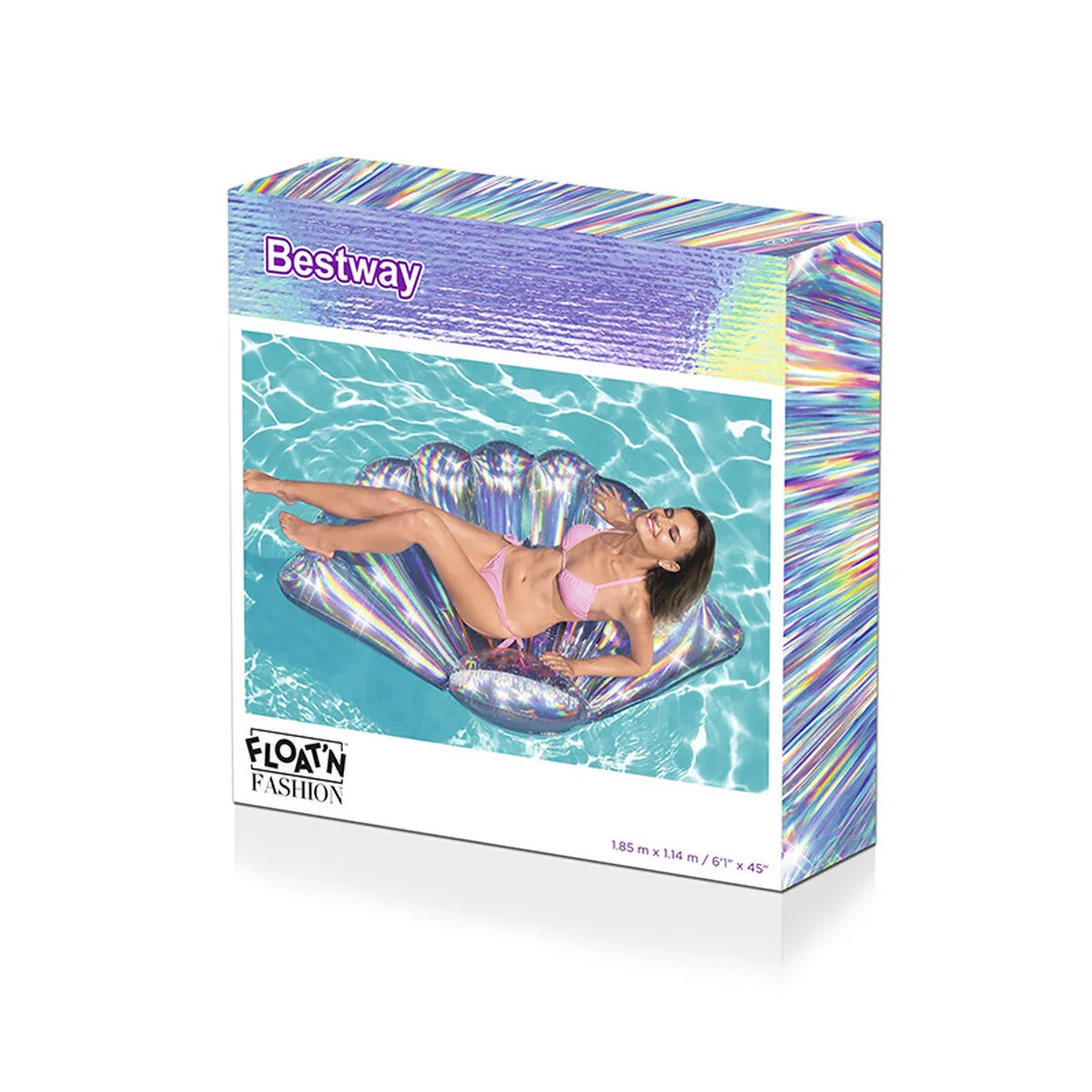 Bestway matelas gonflable coquille iridescent 185x114 cm plage et piscine 43414 d140028110. Diaytar : Là où commence votre expérience shopping idéale
