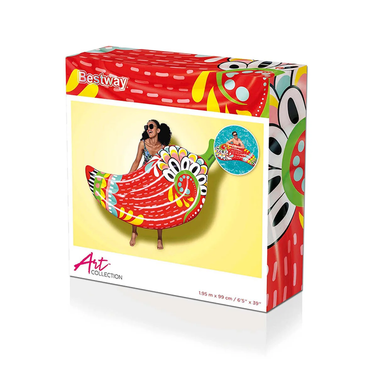 Bestway matelas gonflable piment 195x99 cm plage et piscine 43490 d140028241. Des milliers de références à découvrir sur Diaytar Sénégal
