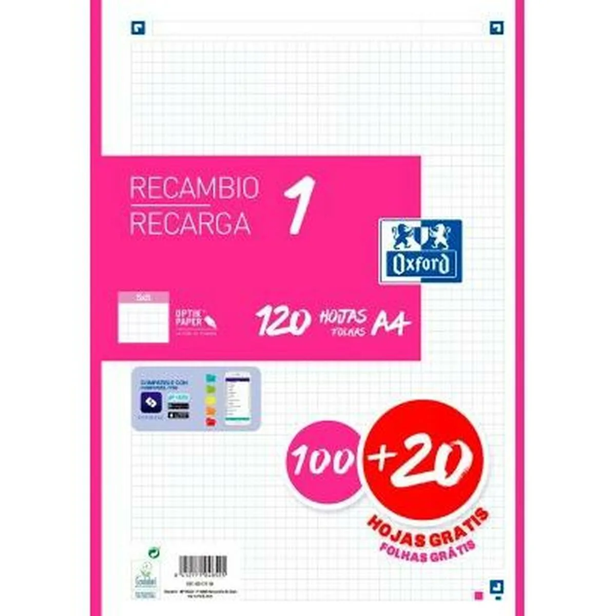 Bloc de notes oxford classic fuchsia a4 120 volets s842666013. Des économies garanties sur chaque commande avec Diaytar