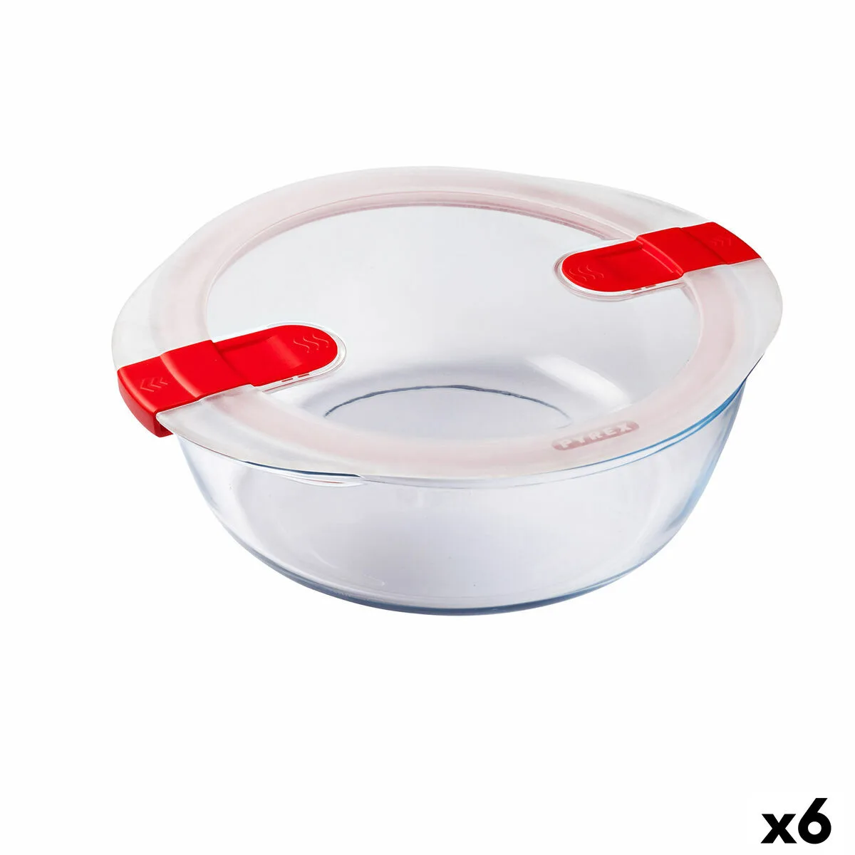 Boite a lunch hermetique pyrex cook heat 26 x 23 x 8 cm 2 3 l rouge verre 6 unites s270705444. Votre centre commercial virtuel au Sénégal : Diaytar