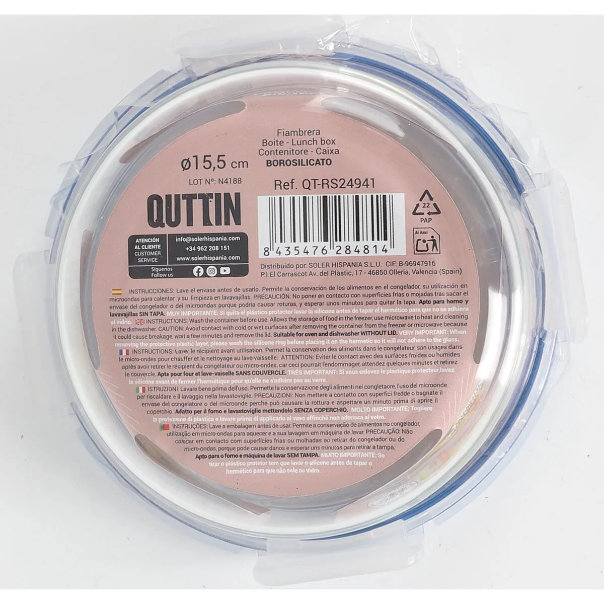 Boite a lunch hermetique quttin boho transparent 650 ml 6 unites s223653766. L'expérience e-commerce réinventée par Diaytar au Sénégal