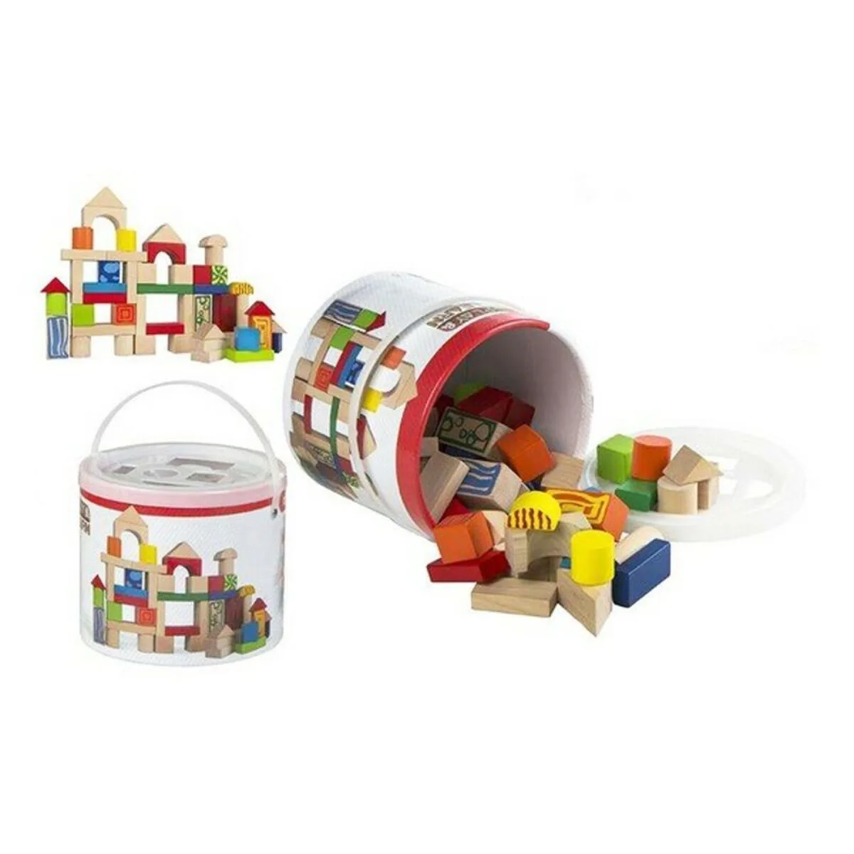 Boite avec blocs de construction woomax 50 pieces s240852899. Shopping en ligne au Sénégal ? Pensez Diaytar !