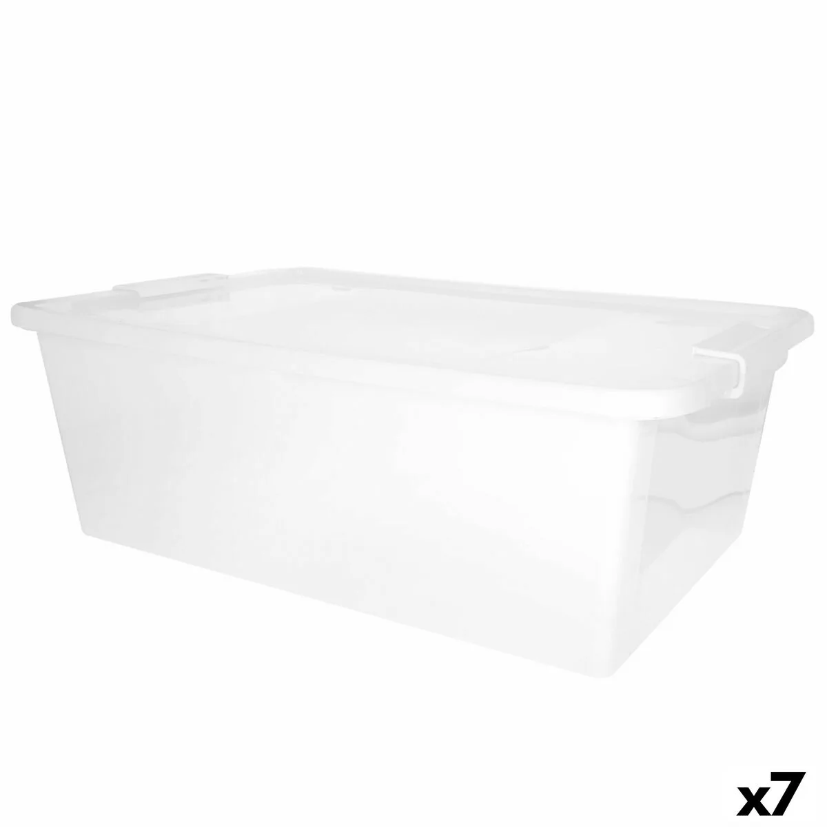 Boite de rangement avec couvercle curver blanc plastique 26 l 55 x 19 x 35 cm 7 unites s890644686. Plus de choix, moins de dépenses avec Diaytar
