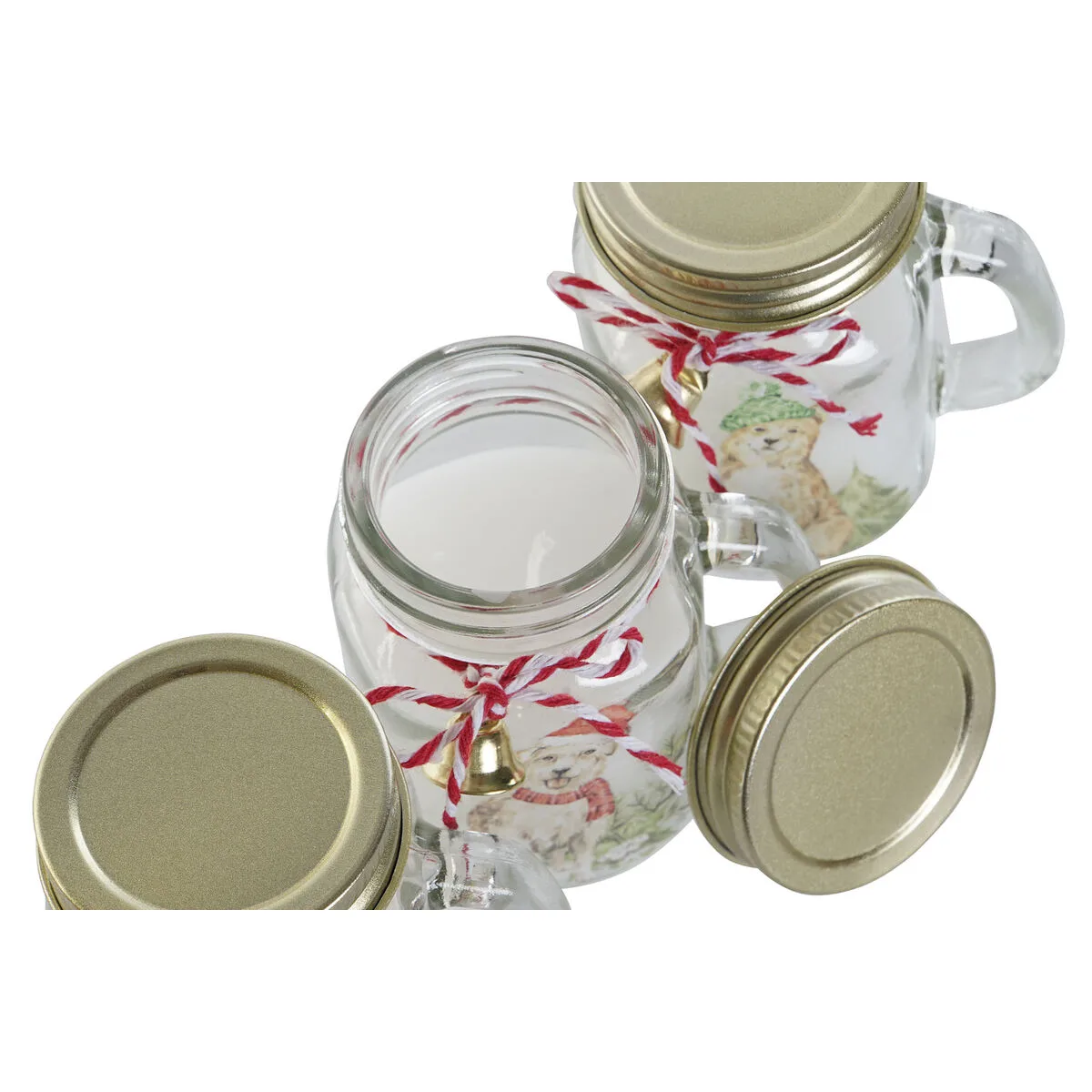 Bougie dkd home decor blanc dore noel 8 x 5 x 9 cm 3 unites s305249371. Diaytar Sénégal : Des milliers de produits à portée de clic, livrés chez vous