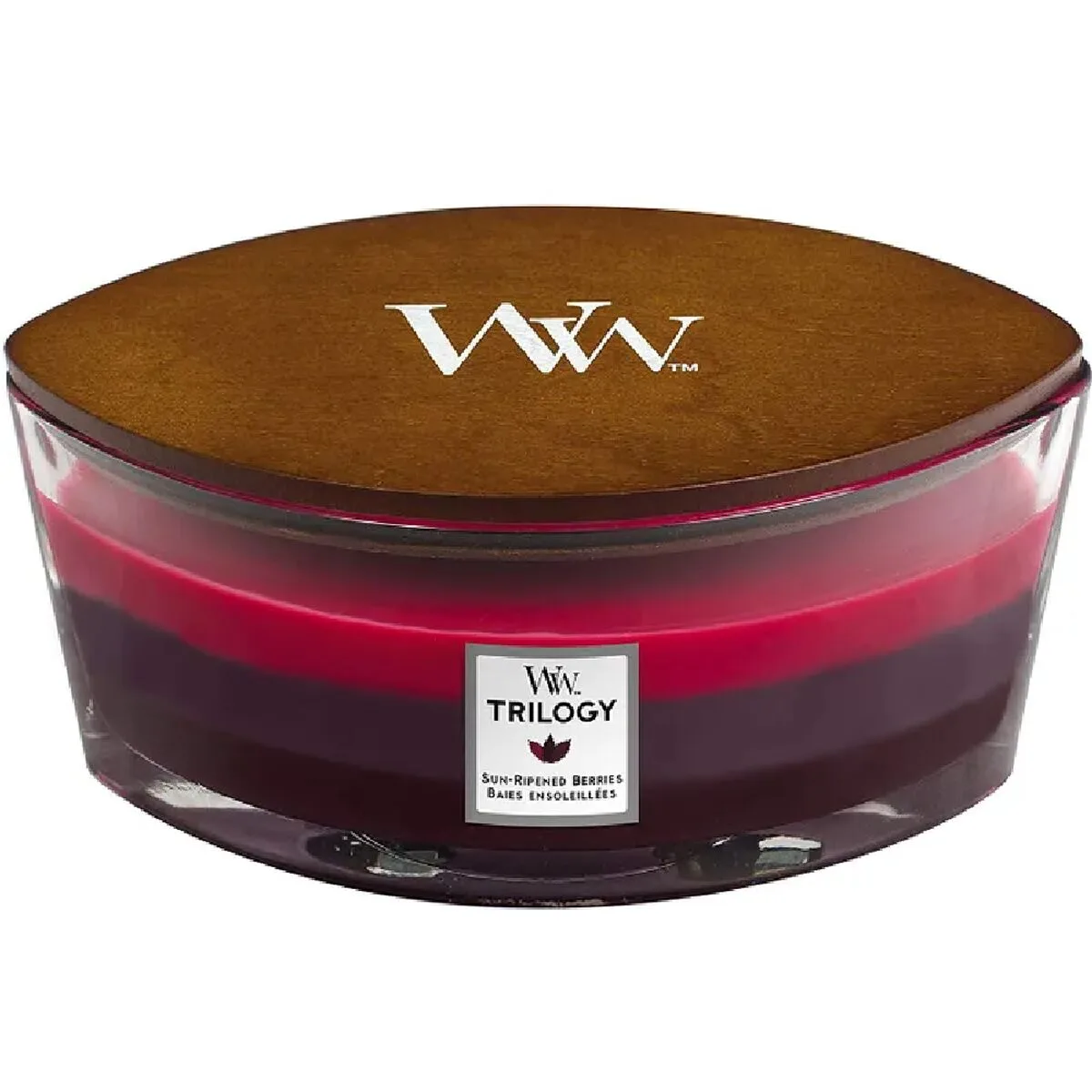 Bougie parfumee woodwick trilogy ellipse sun ripened berries m012439943. Un océan de bonnes affaires sur Diaytar Sénégal