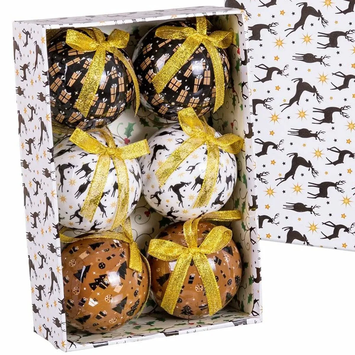 Boules de noel multicouleur papier polyfoam renne 7 5 x 7 5 x 7 5 cm 6 unites s880391166. Révolutionnez votre façon d'acheter avec Diaytar