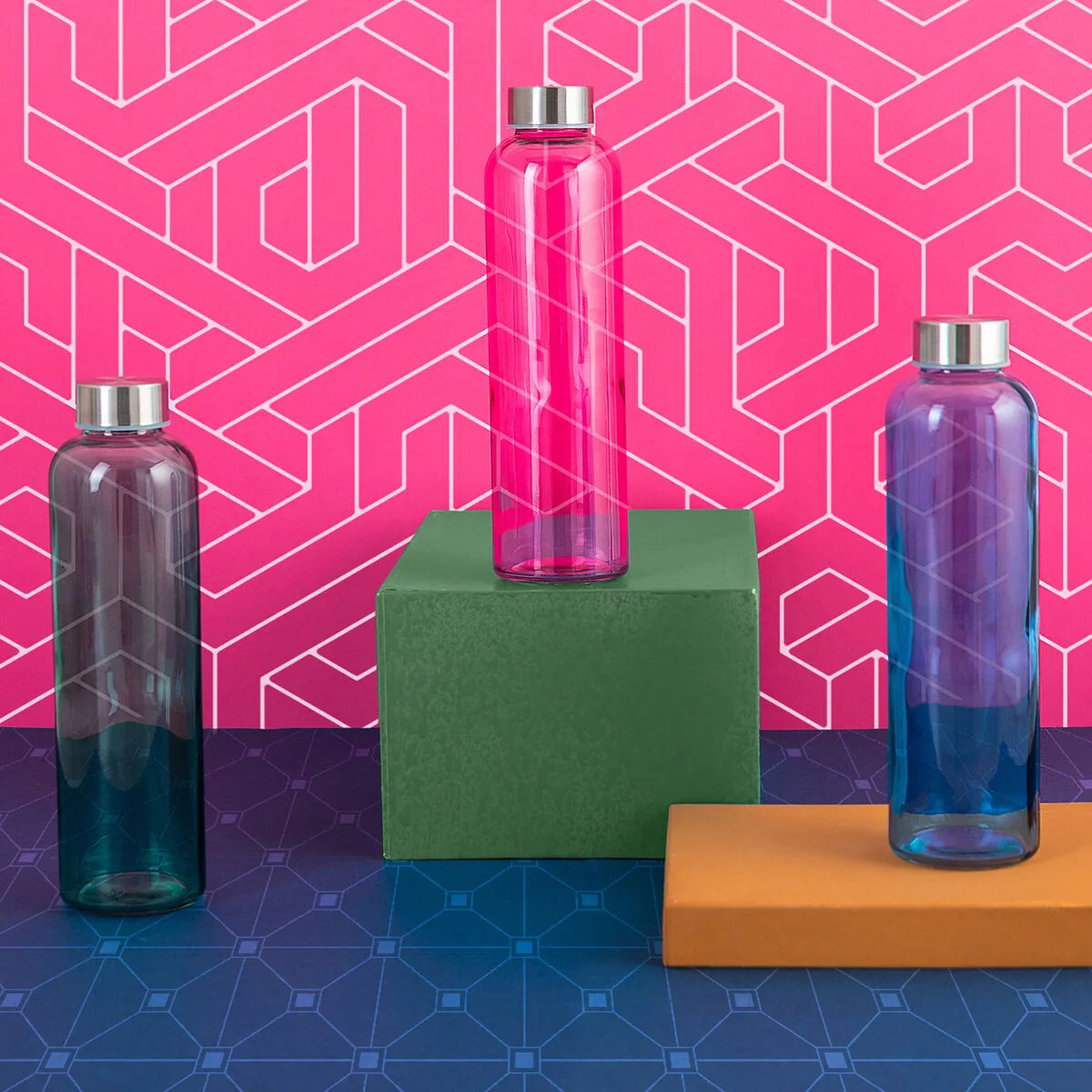 Bouteille quid sarao bleu verre 600 ml 12 unites s271210347. Diaytar : La révolution discount est en marche