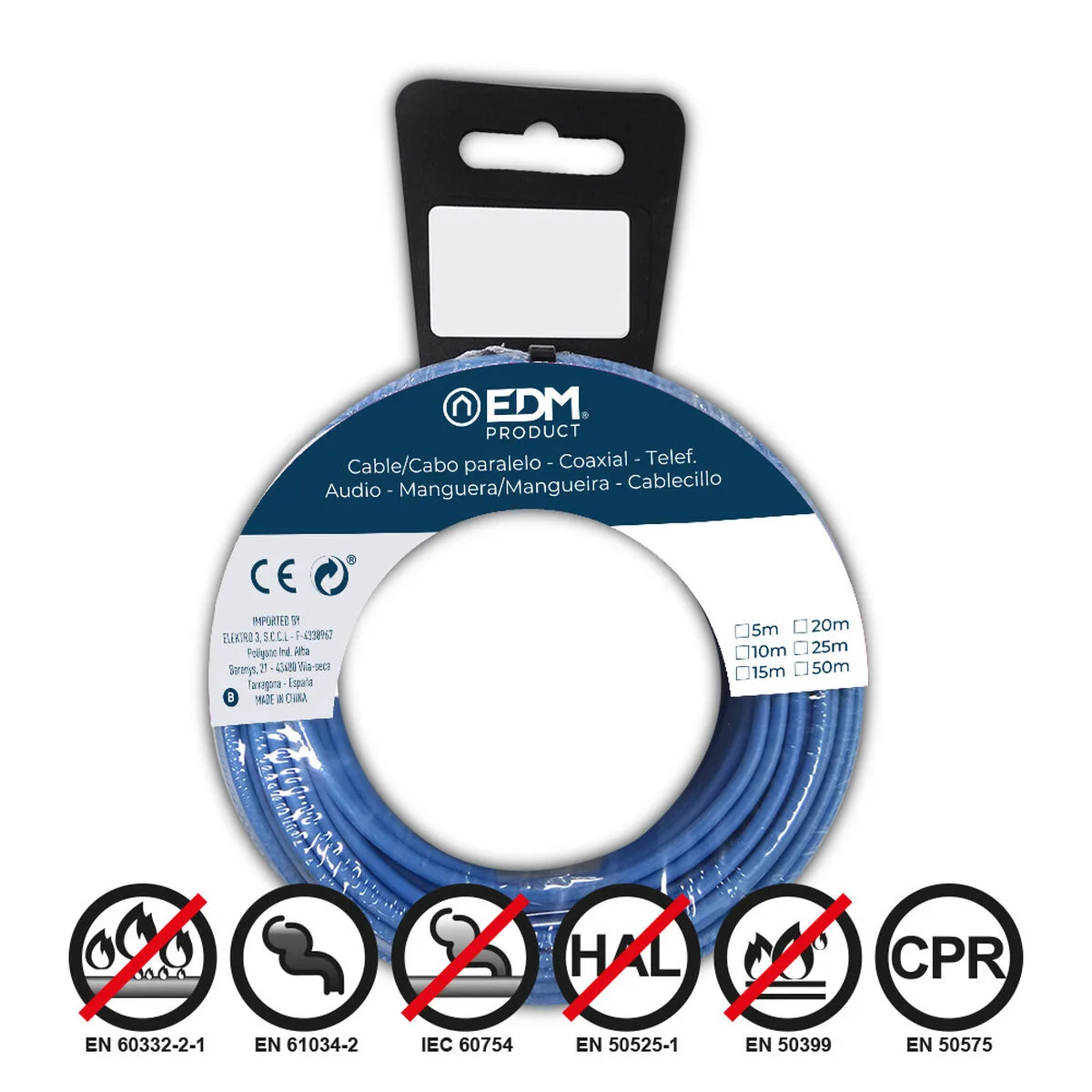 Cable d interface parallele edm 28505 28505 bleu 50 m s791534581. Faites-vous plaisir sans culpabiliser avec Diaytar
