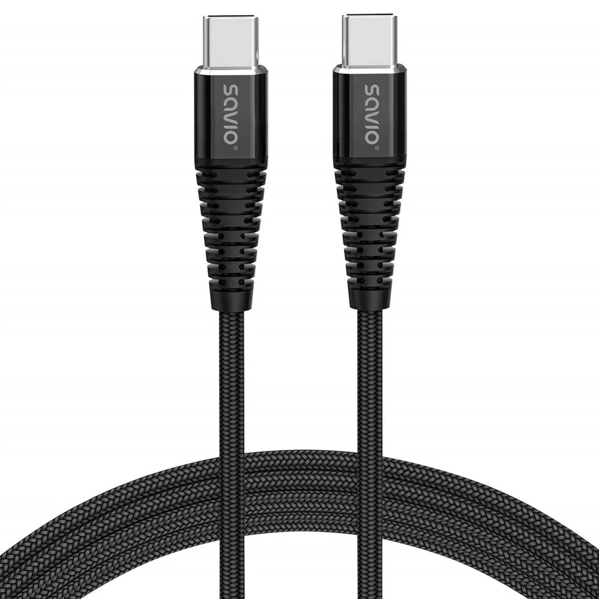 CÂBLE USB C SAVIO CL-159 NOIR 1 M