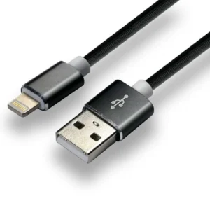 CÂBLE USB VERS LIGHTNING EVERACTIVE CBS-1IB NOIR 1 M