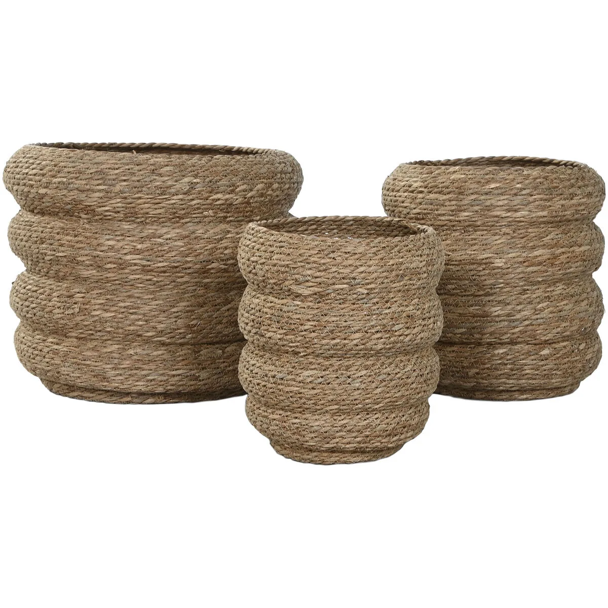 Cache pot home esprit marron fibre urbaine 42 x 42 x 39 cm 3 pieces s306077145. Diaytar : Quand qualité rime avec économie