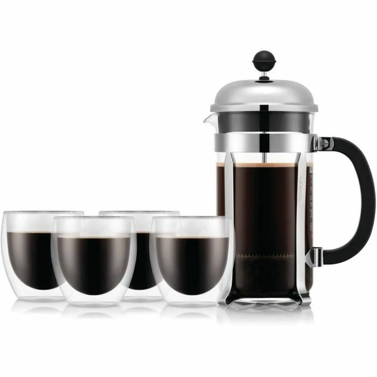Cafetiere a piston bodum transparent 1 l 8 unites s7100419286. Le e-commerce qui respecte votre pouvoir d'achat : Diaytar
