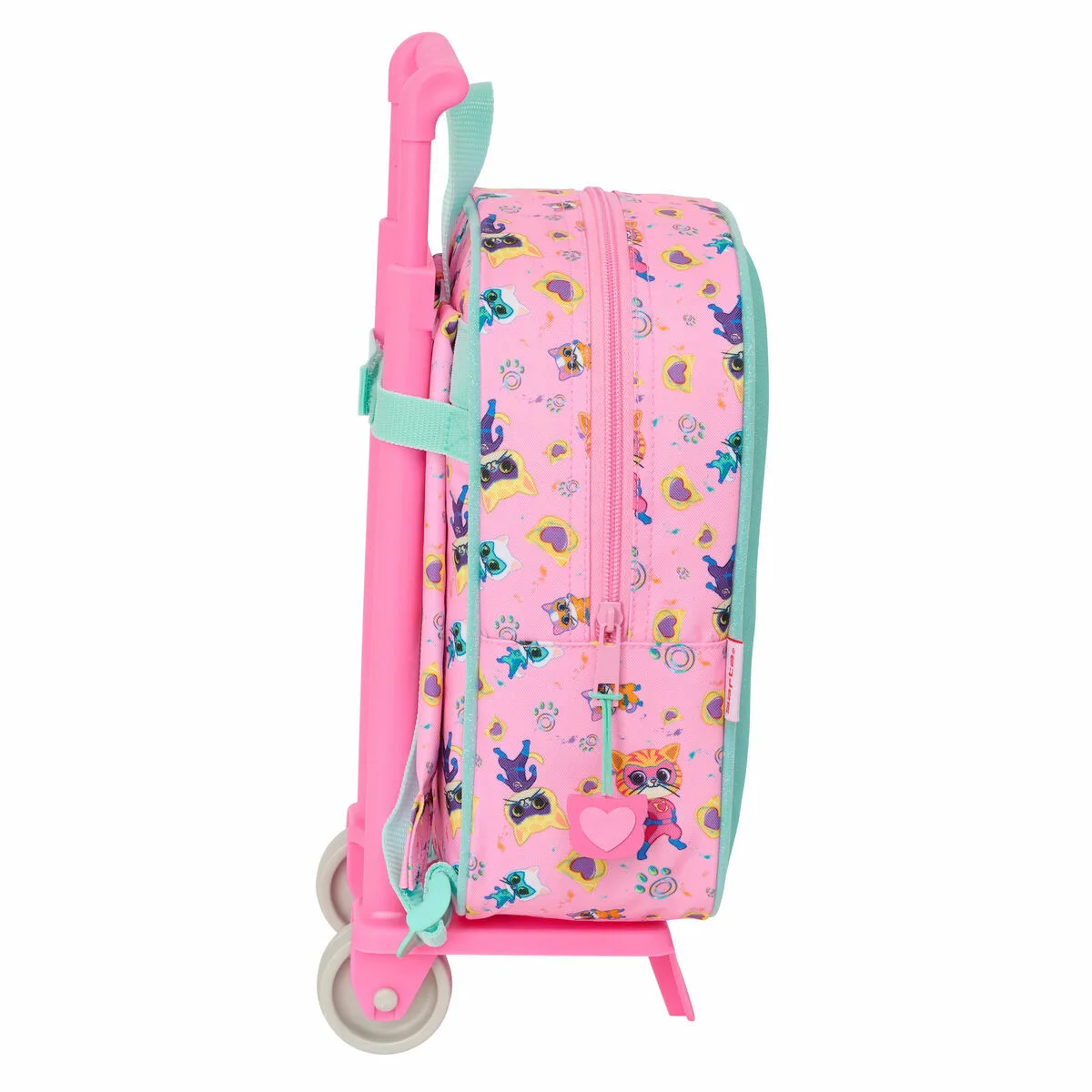 Cartable a roulettes superkitties rose turquoise 22 x 27 x 10 cm s431144854. Électroménager, mode, beauté... Diaytar a tout en stock