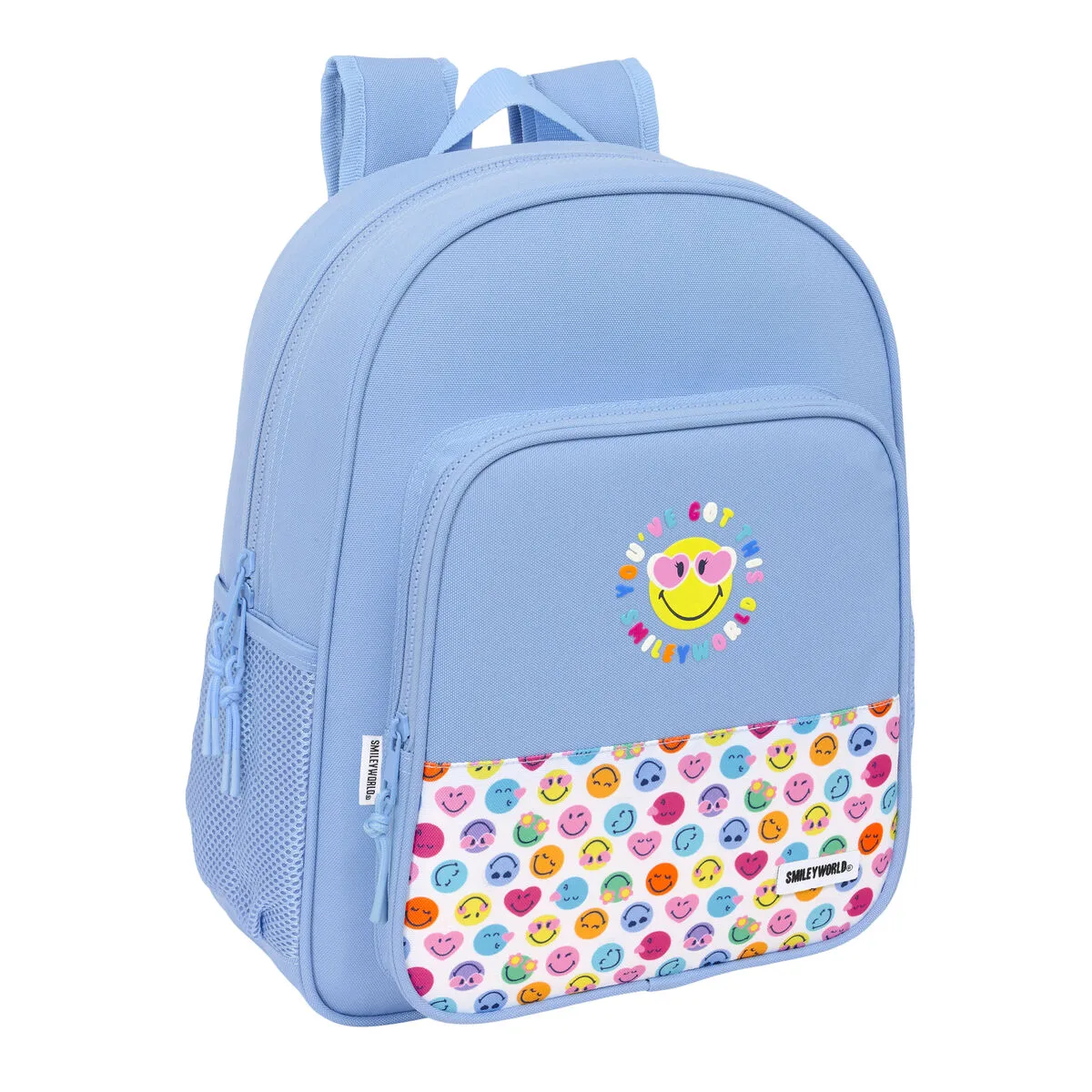 Cartable smiley joyful bleu multicouleur 32 x 38 x 12 cm s431190375. Achetez malin avec Diaytar Sénégal, votre partenaire shopping 100% digital