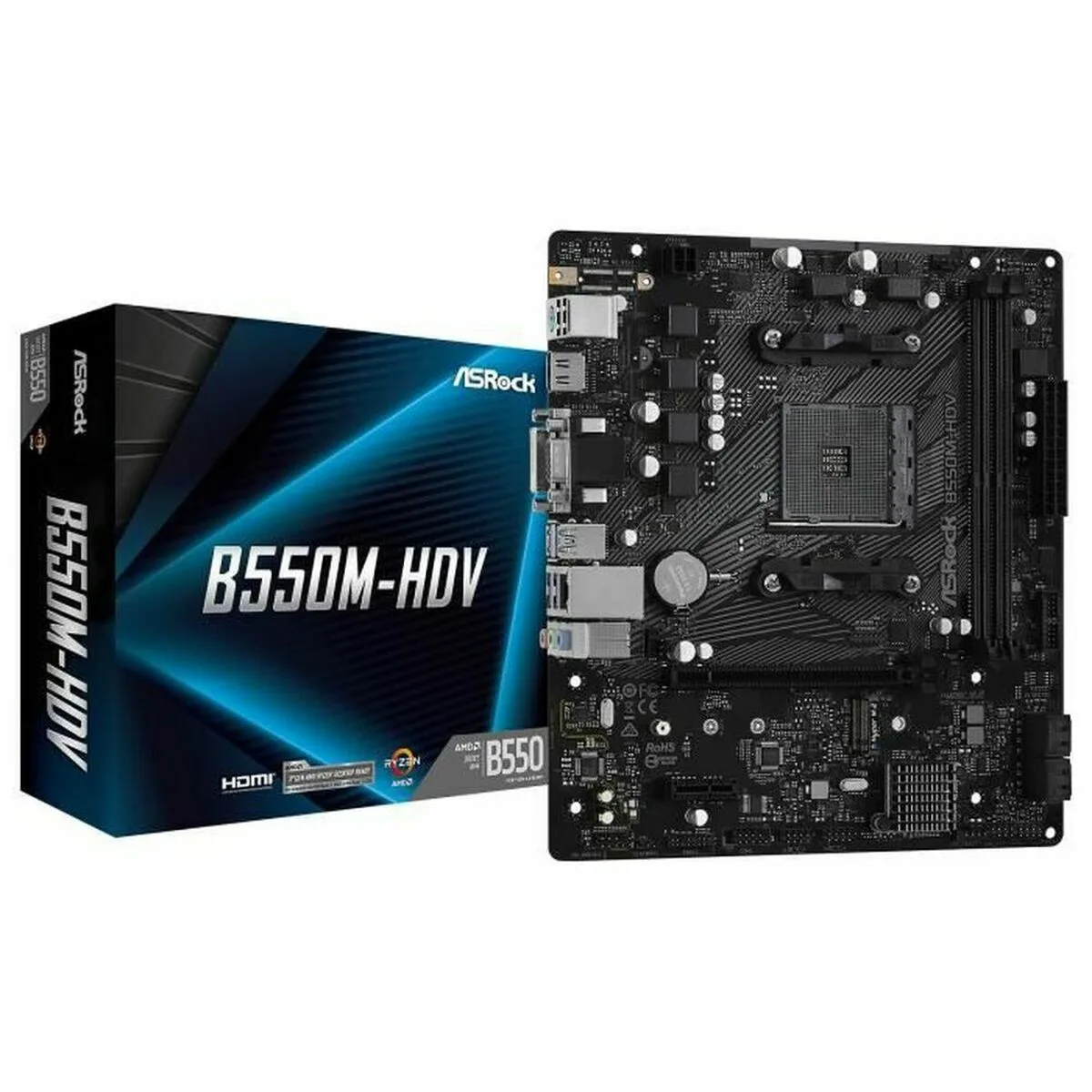 Carte mere asrock b550m hdv amd am4 amd b550 s912455060. Votre marketplace de proximité digitale : Diaytar