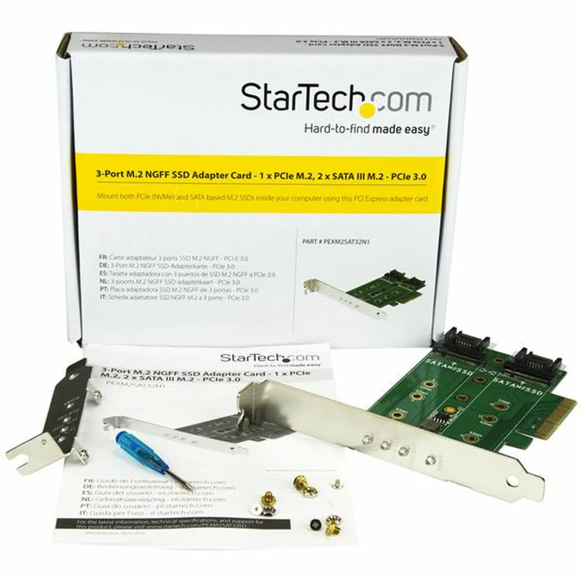 Carte pci ssd m 2 startech pexm2sat32n1 s5505787671. Le discount haut de gamme, c'est possible avec Diaytar
