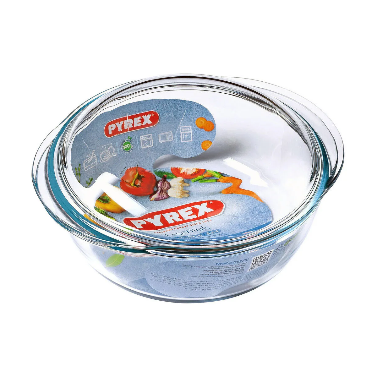 Casserole avec couvercle pyrex essentials transparent 32 l s7102123494. Commandez malin, vivez mieux avec Diaytar