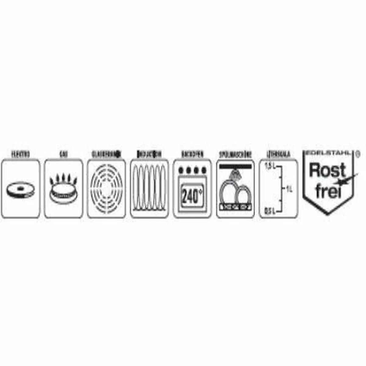 CASSEROLE GSW Ø 24 CM ACIER – Image 4