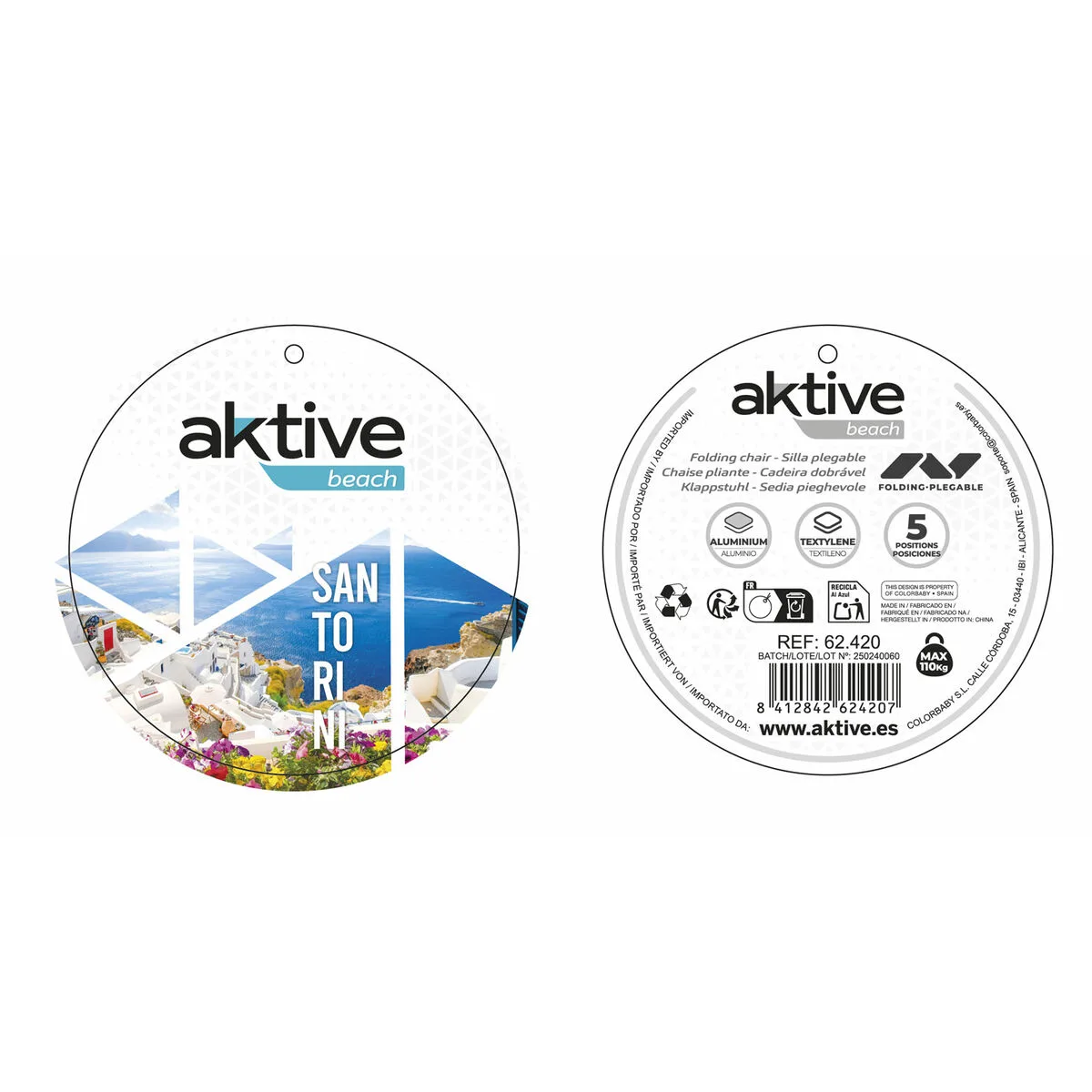 Chaise pliante aktive 48 x 47 x 74 cm s245537613. Explorez un monde de bonnes affaires sur Diaytar Sénégal