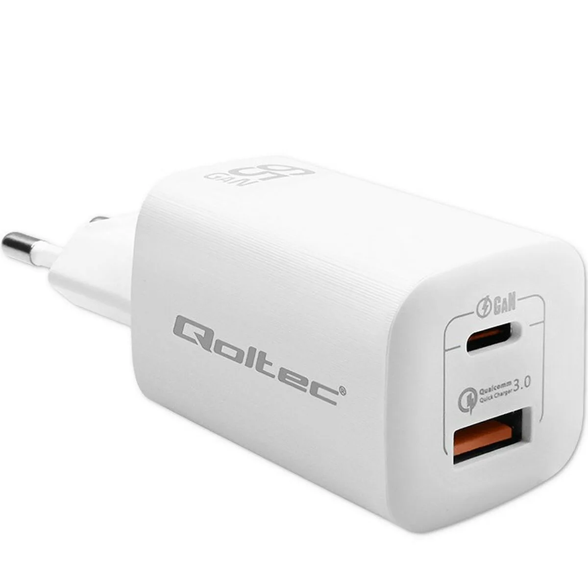 Chargeur mural qoltec 50765 blanc 65 w s914514459. Électroménager, mode, beauté... Diaytar a tout en stock