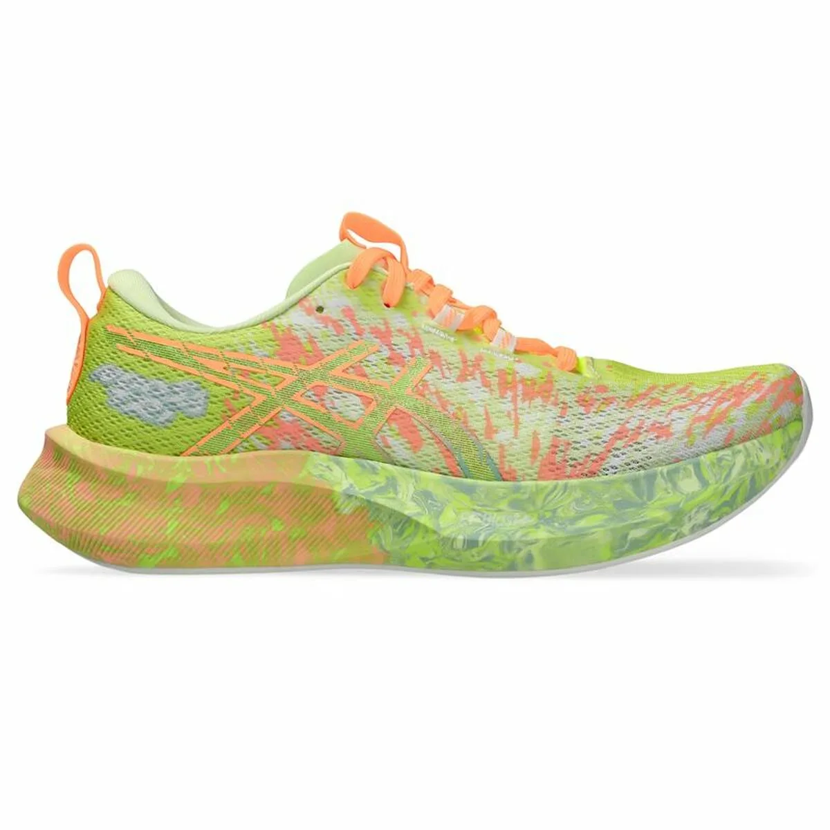 CHAUSSURES DE RUNNING POUR ADULTES ASICS 1012B675-750 VERT CITRON