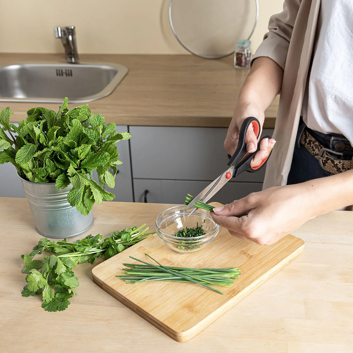 Ciseaux de cuisine quid rico noir rouge metal 21 cm 12 unites s271189518. Faites-vous plaisir sans culpabiliser avec Diaytar