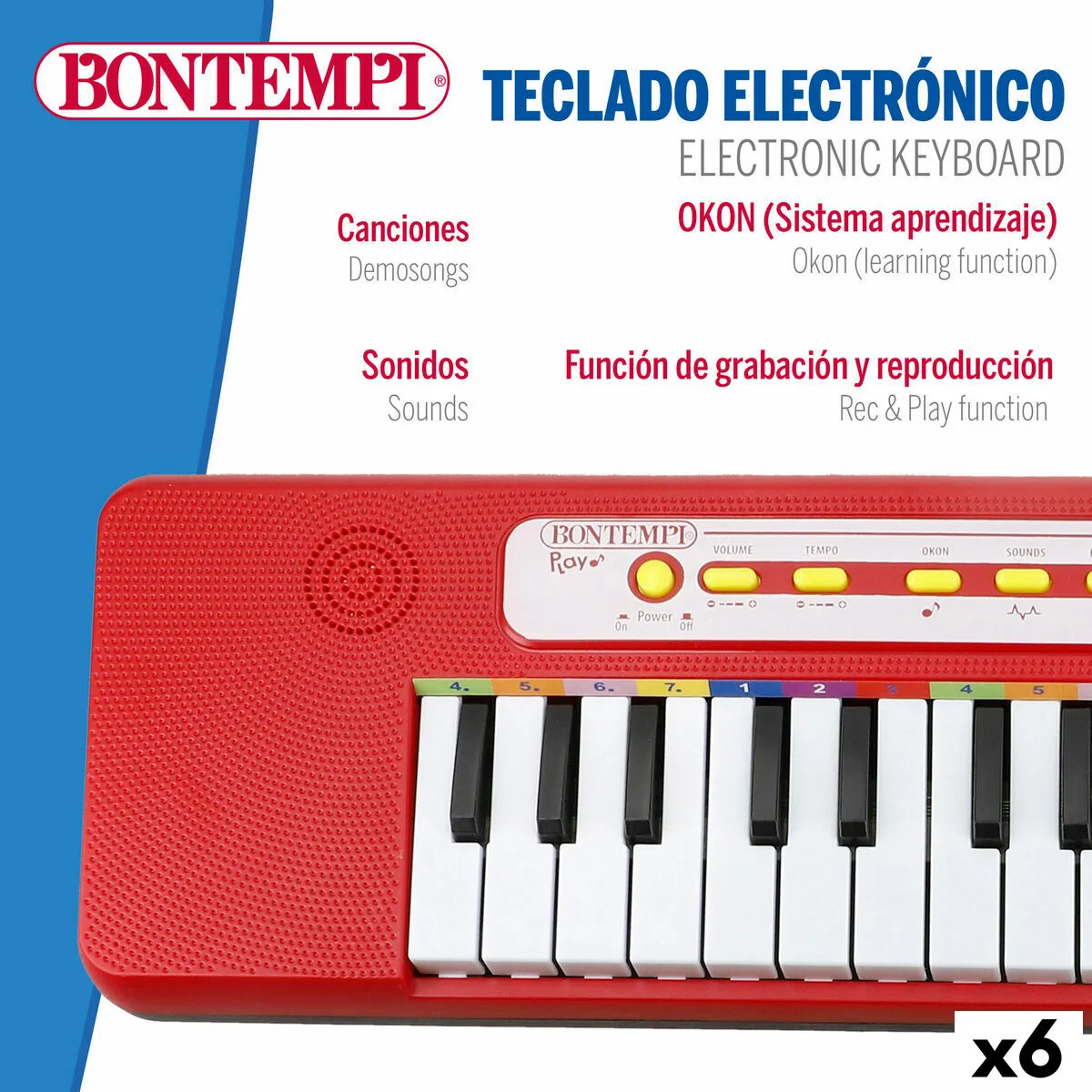 Clavier bontempi 47 x 3 5 x 13 cm 6 unites s890579814. Diaytar : L'e-commerce généraliste qui met le discount à l'honneur