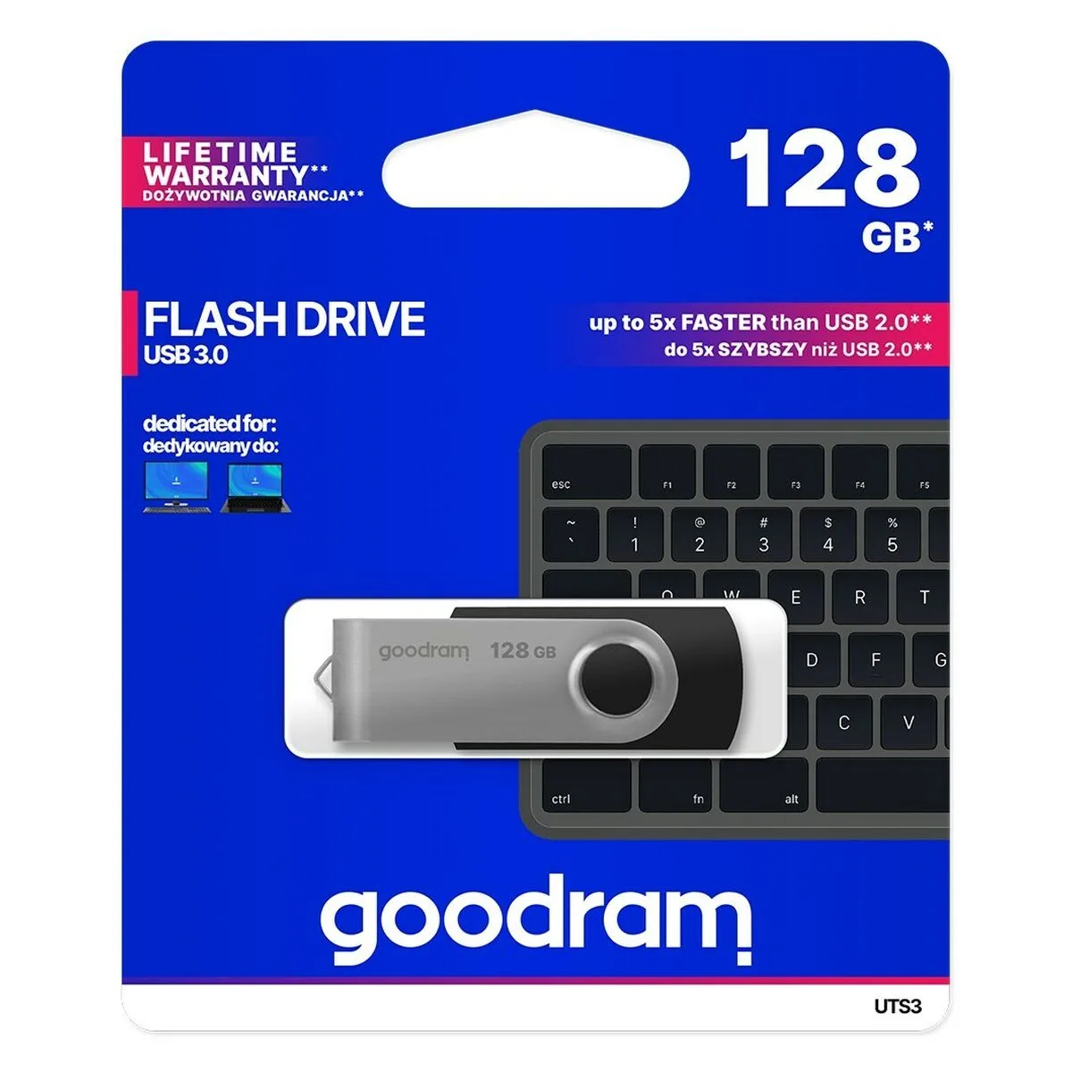 Cle usb goodram uts3 usb 3 1 noir 128 gb 1 unite s912204466. Diaytar : Votre partenaire e-commerce au quotidien