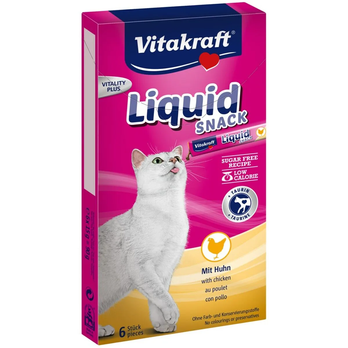 Collation pour chat vitakraft liquid snack chicken poulet cochon 90 g s919046719. Diaytar : Là où commence votre expérience shopping idéale