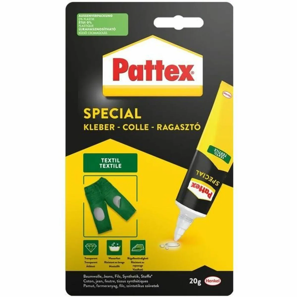 Colle pattex 20 g textile s7100076940. Diaytar : L'e-commerce accessible à tous les Sénégalais