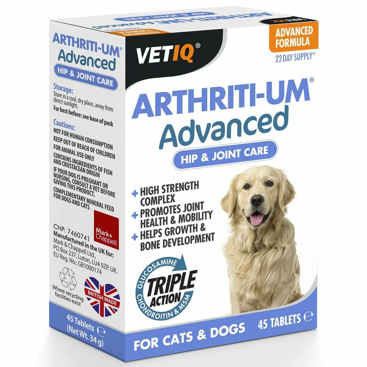 Complement et vitamines mark chappell vetiq arthriti um advanced s610409989. Votre marketplace de proximité digitale : Diaytar
