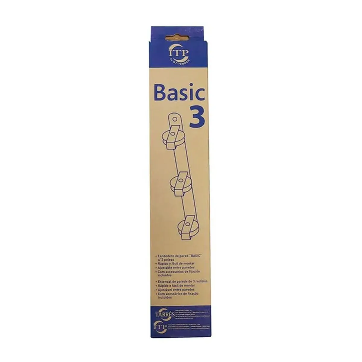 Corde a linge tarres basic 3 poulies blanc mural 37 x 5 x 5 cm s791827251. De la mode à l'électronique, Diaytar Sénégal a tout ce qu'il vous faut