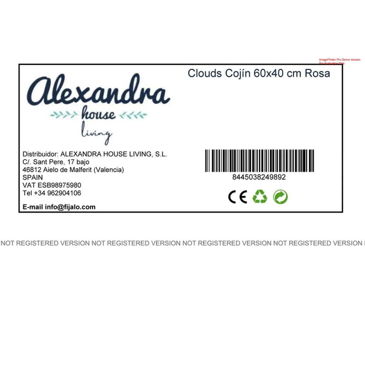 Coussin happyfriday basic rose nuages 60 x 40 cm d161175579. Diaytar : Votre allié pour des achats malins et économiques