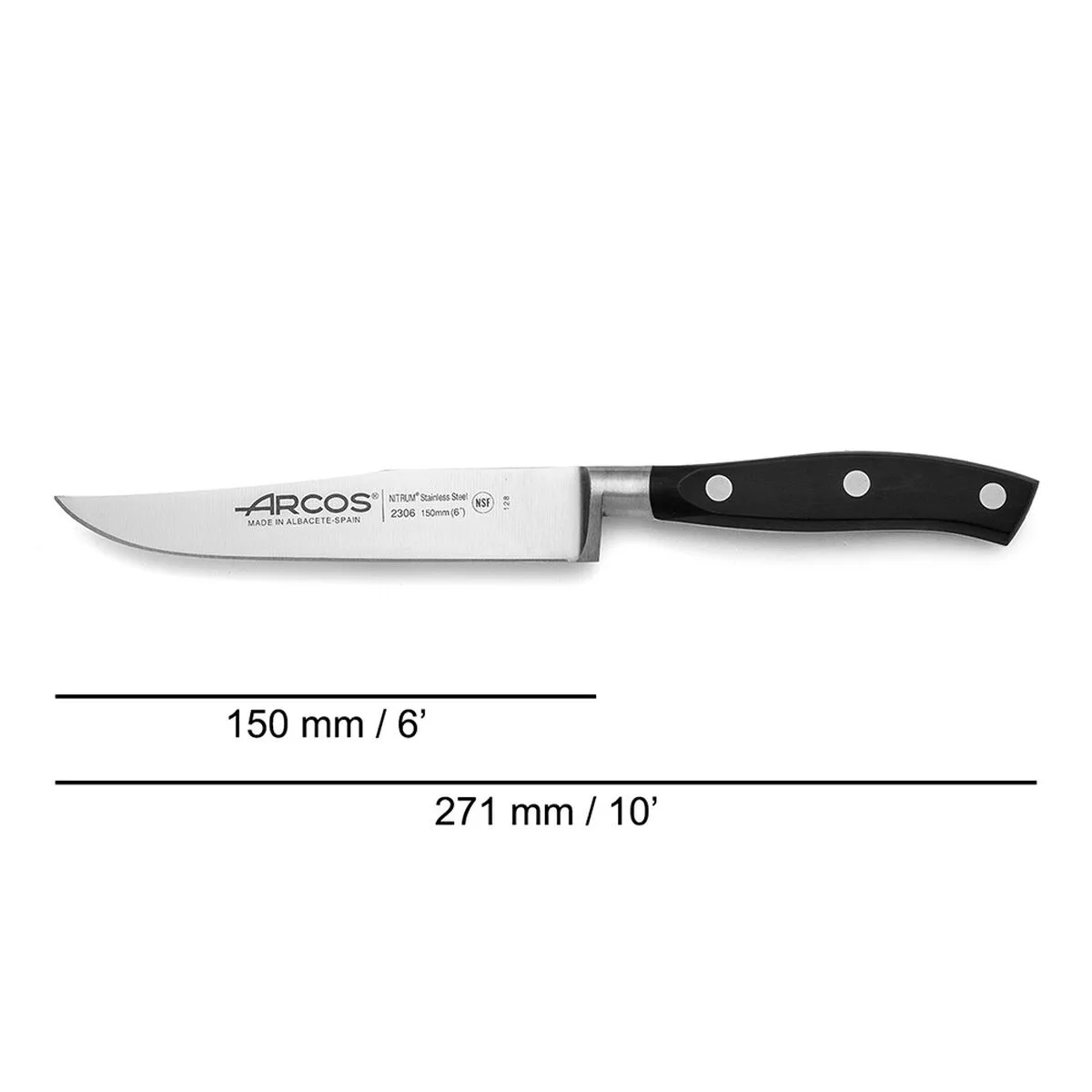 Couteau de cuisine arcos serie riviera noir acier 15 cm 6 s792921052. Le e-commerce qui respecte votre pouvoir d'achat : Diaytar
