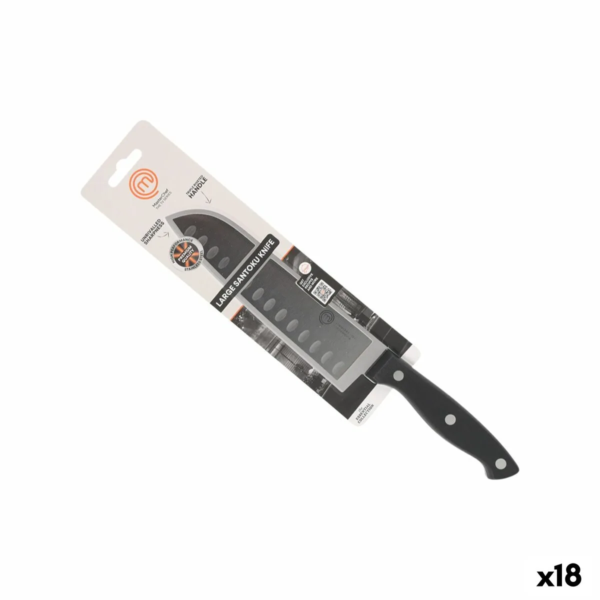 Couteau de cuisine masterchef noir argente 18 cm 18 unites s223712618. Diaytar : L'intelligence commerciale au service du client