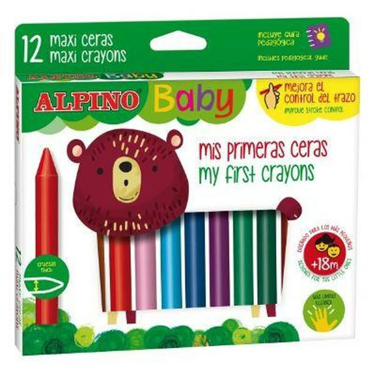 Crayons gras de couleur alpino baby multicouleur 12 pieces 6 unites s843583862. Diaytar Sénégal : Achetez plus, dépensez moins