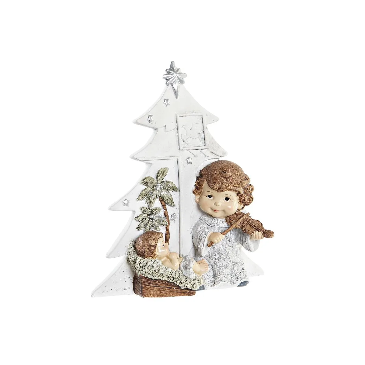 Creche de noel dkd home decor argente marron blanc resine 13 6 x 5 2 x 15 9 cm s303533121. Diaytar Sénégal : Innovation digitale et prix attractifs