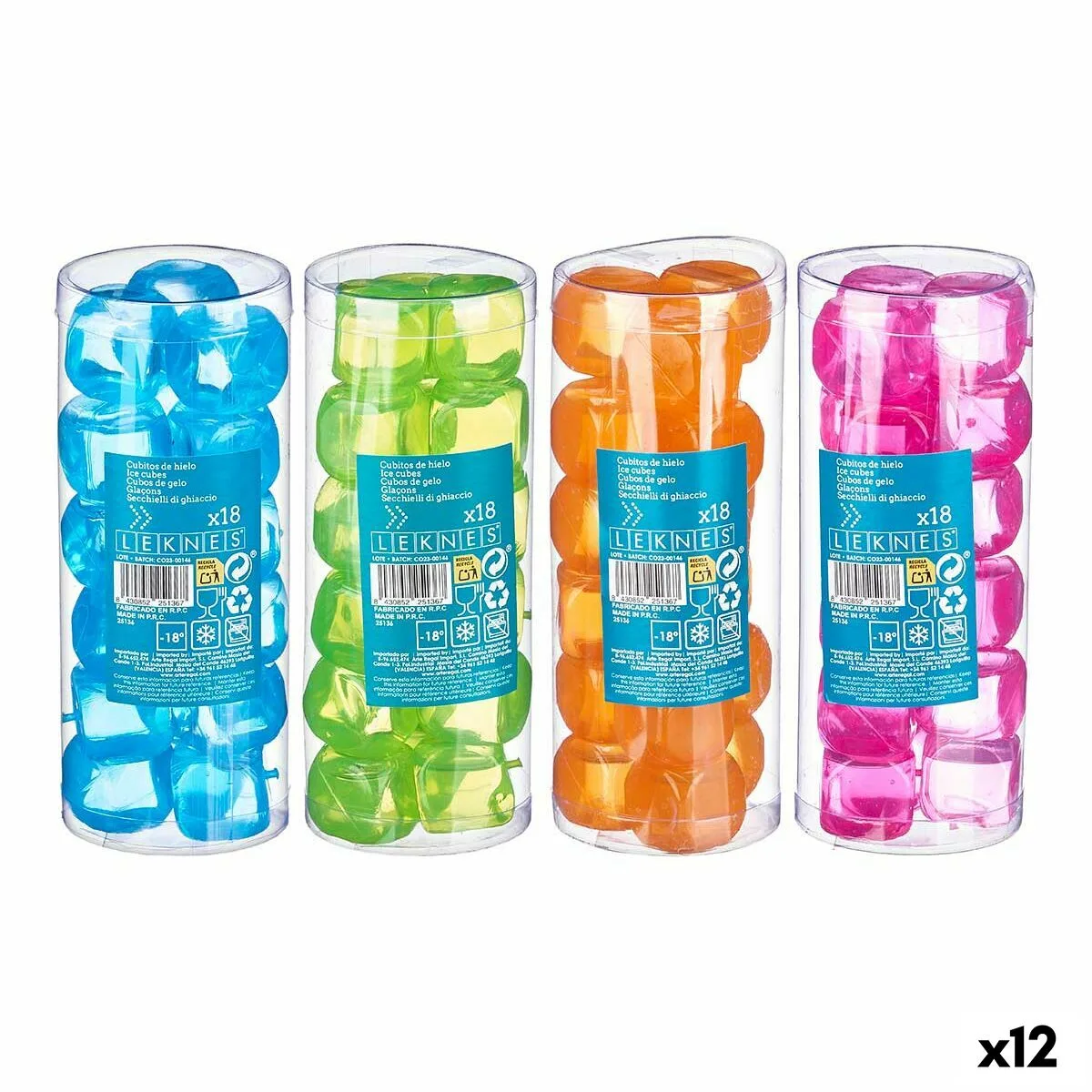 Cubes refrigerants reutilisables leknes tk22008 bleu vert orange rose polyethylene eau distillee 6 5 x 16 x 6 5 cm 18 pieces 12 s363365762. Redéfinissez vos attentes shopping avec Diaytar