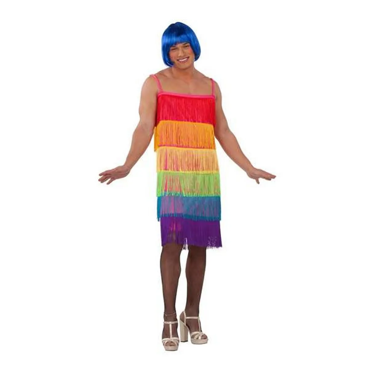 Deguisement pour adultes my other me rainbow multicouleur robe avec franges taille 54 s242015132. Des économies substantielles vous attendent sur Diaytar